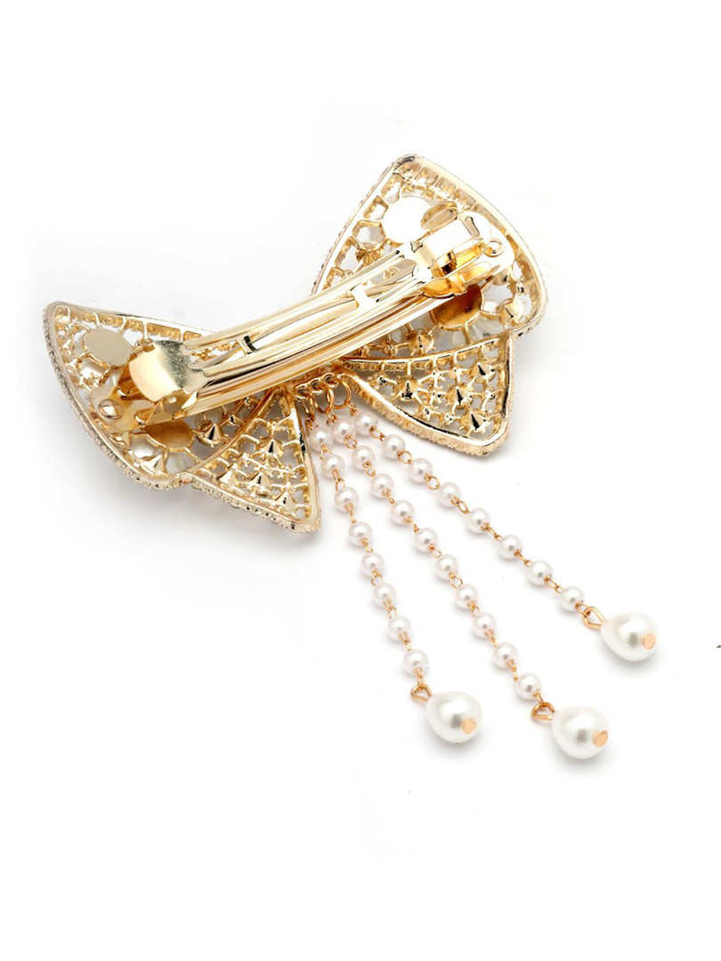 VOGUE HAIR ACCESSORIES Women Embellished Alligator Hair Clip